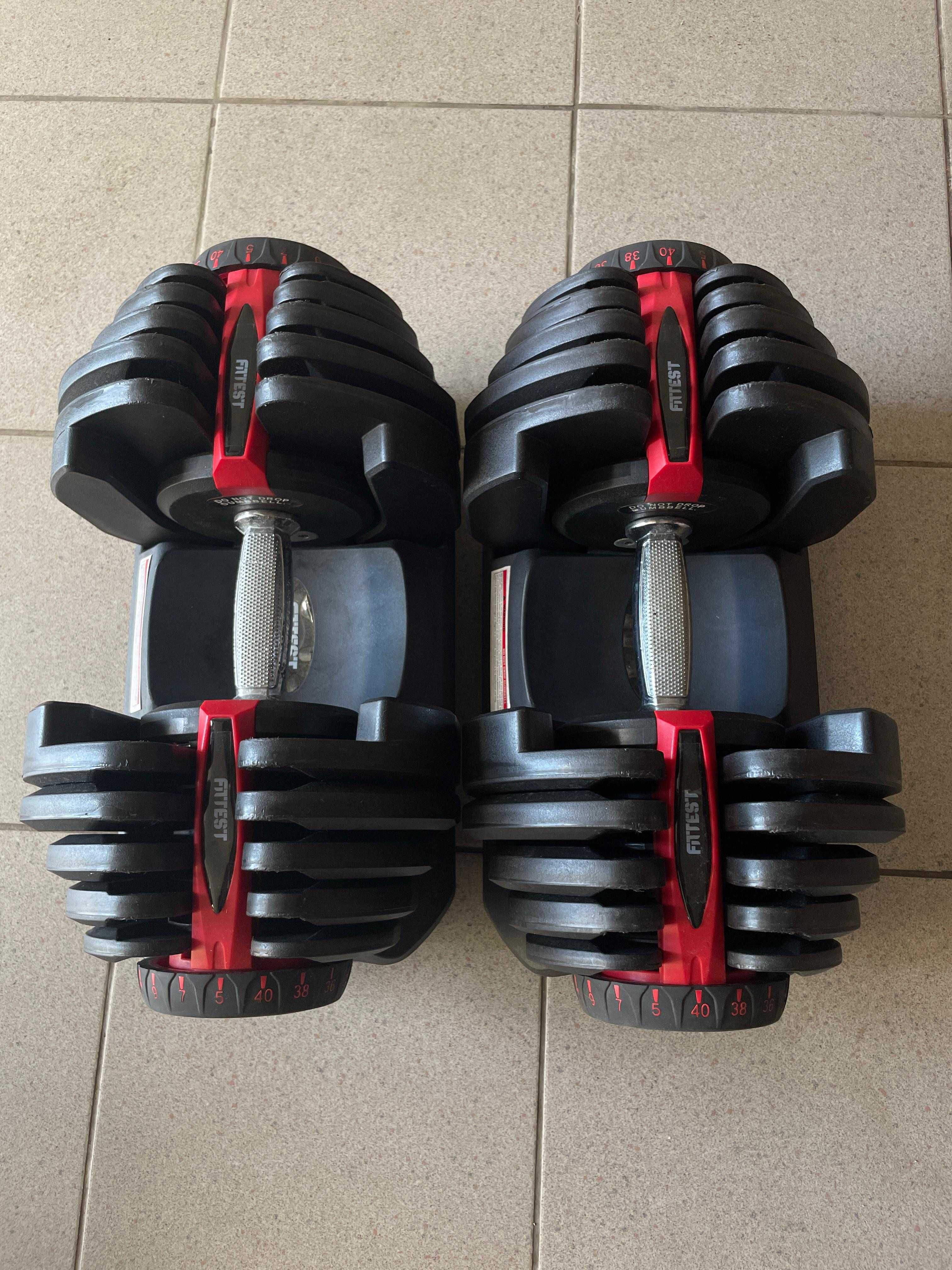 Halteres ajustáveis 5kg-40kg