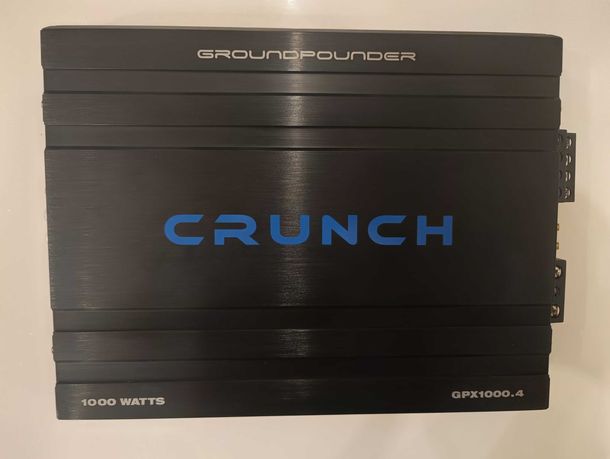 Wzmacniacz samochodowy Crunch GPX 1000.4 subwoofer skrzynia basowa
