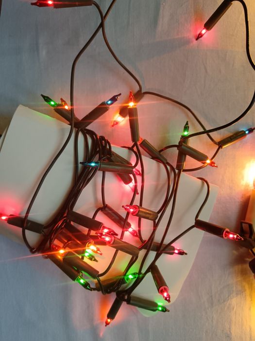 Lampki choinkowe z okresu PRL