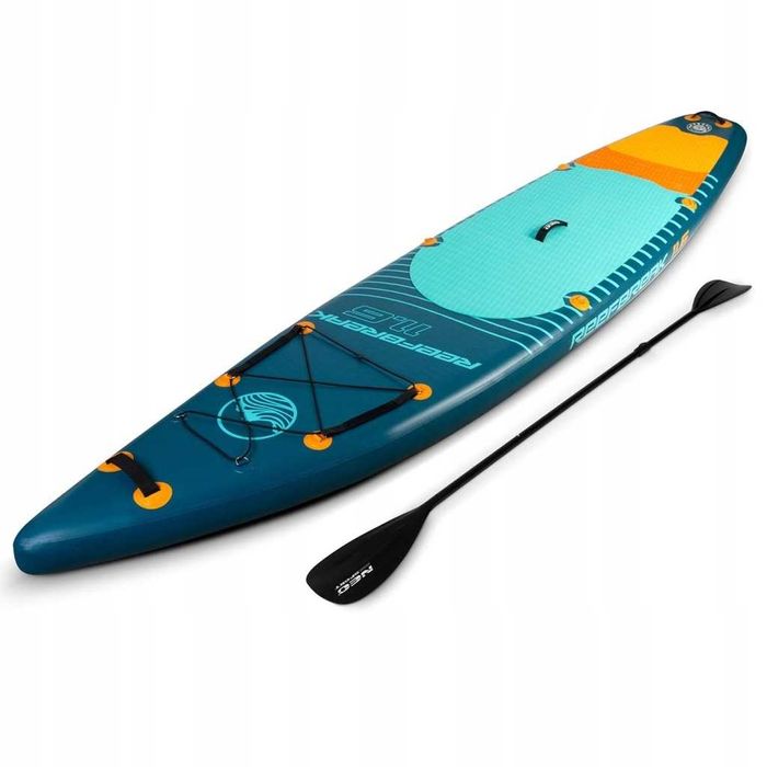 Deska SUP pompowana 350 cm z siedziskiem wiosłem pompką plecakiem