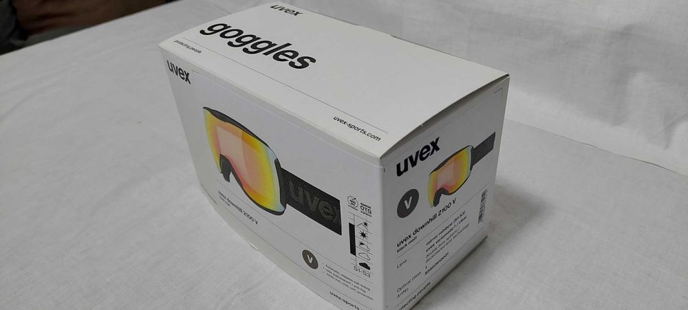 Gogle UVEX DOWNHILL 2100 V Variomatic S1-S3 Światłoczułe fotochromNOWE