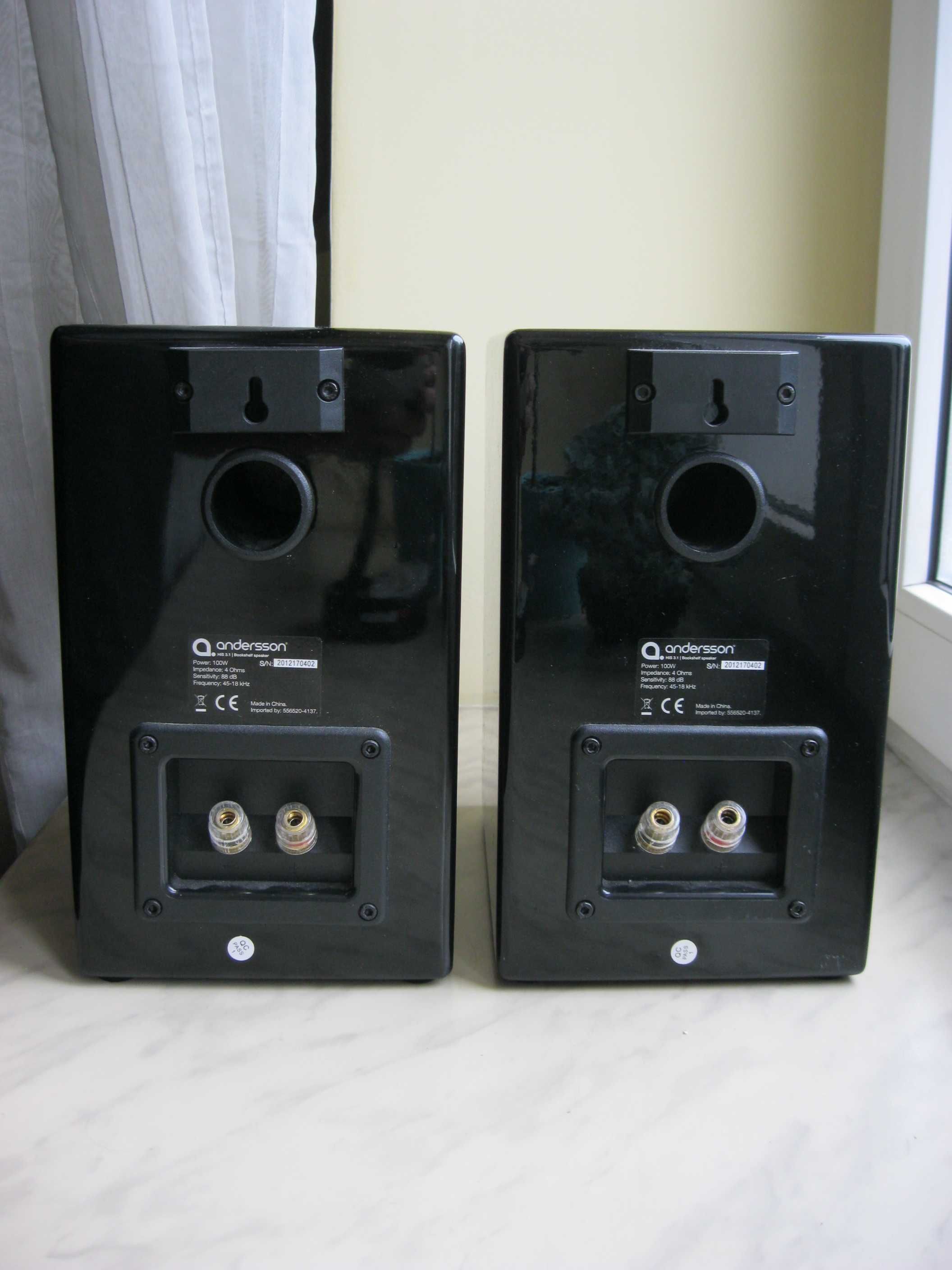 Kolumny monitory audio ANDERSSON made in Sweden (100W/4Ω/88 dB)