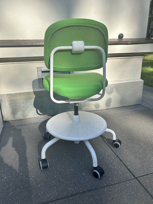 Dziecięce krzesło biurowe, Ikea , VIMUND turkusowy