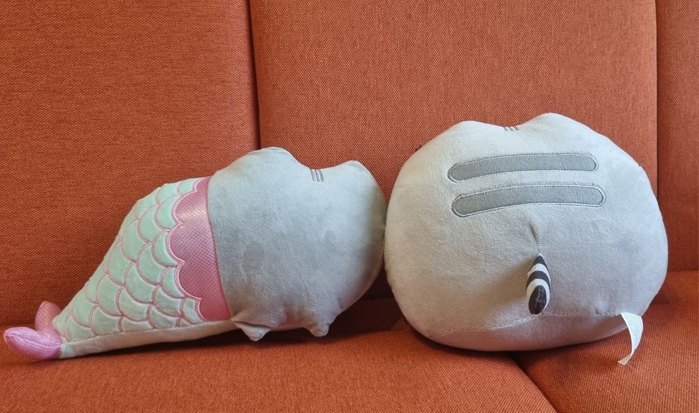 Пушин з лапками, пушин рожевий пончик, Великі 20см на 20 см.pusheen ca