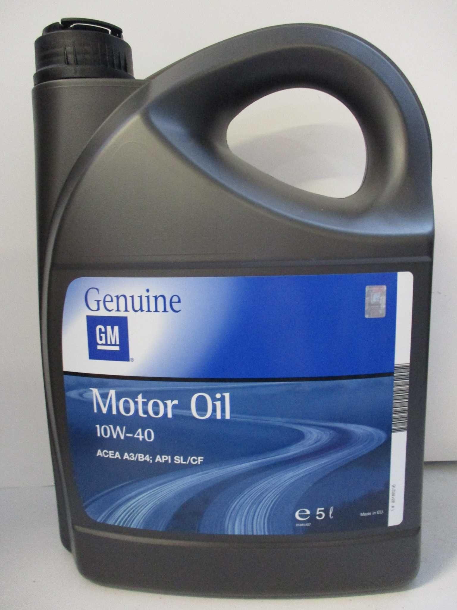Olej GM OPEL 10W40 5L ACEA A3/B4 API SL\CF GM 5L Sklep Łódź-Bałuty