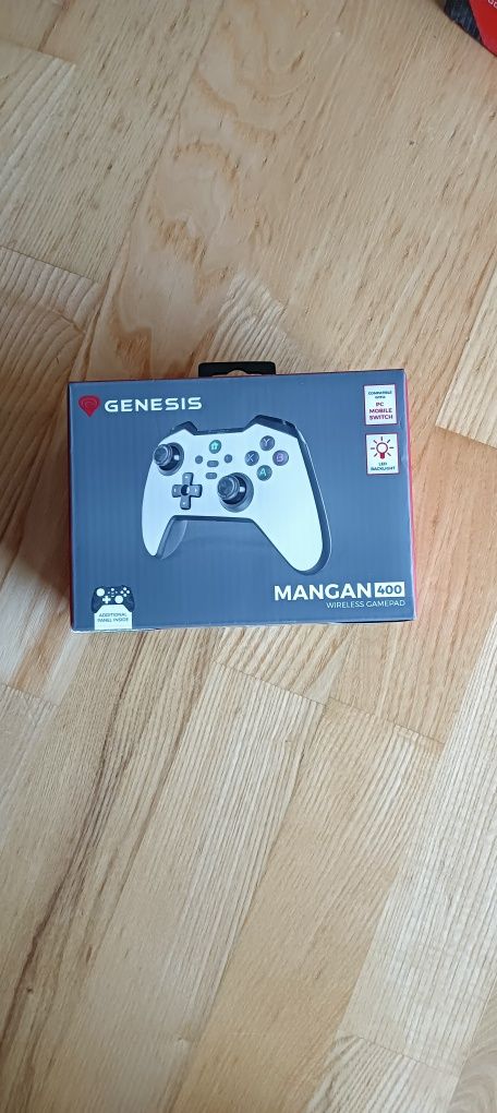 Pad-Genesis Mangan 400 bezprzewodowy biały PC/Nintendo/Mobile