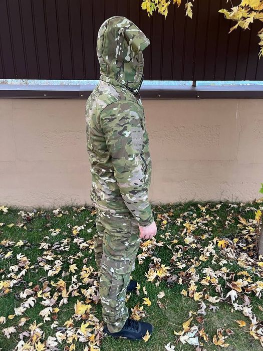 Куртка Софтшелл мультикам утеплена флісом. Розмір М