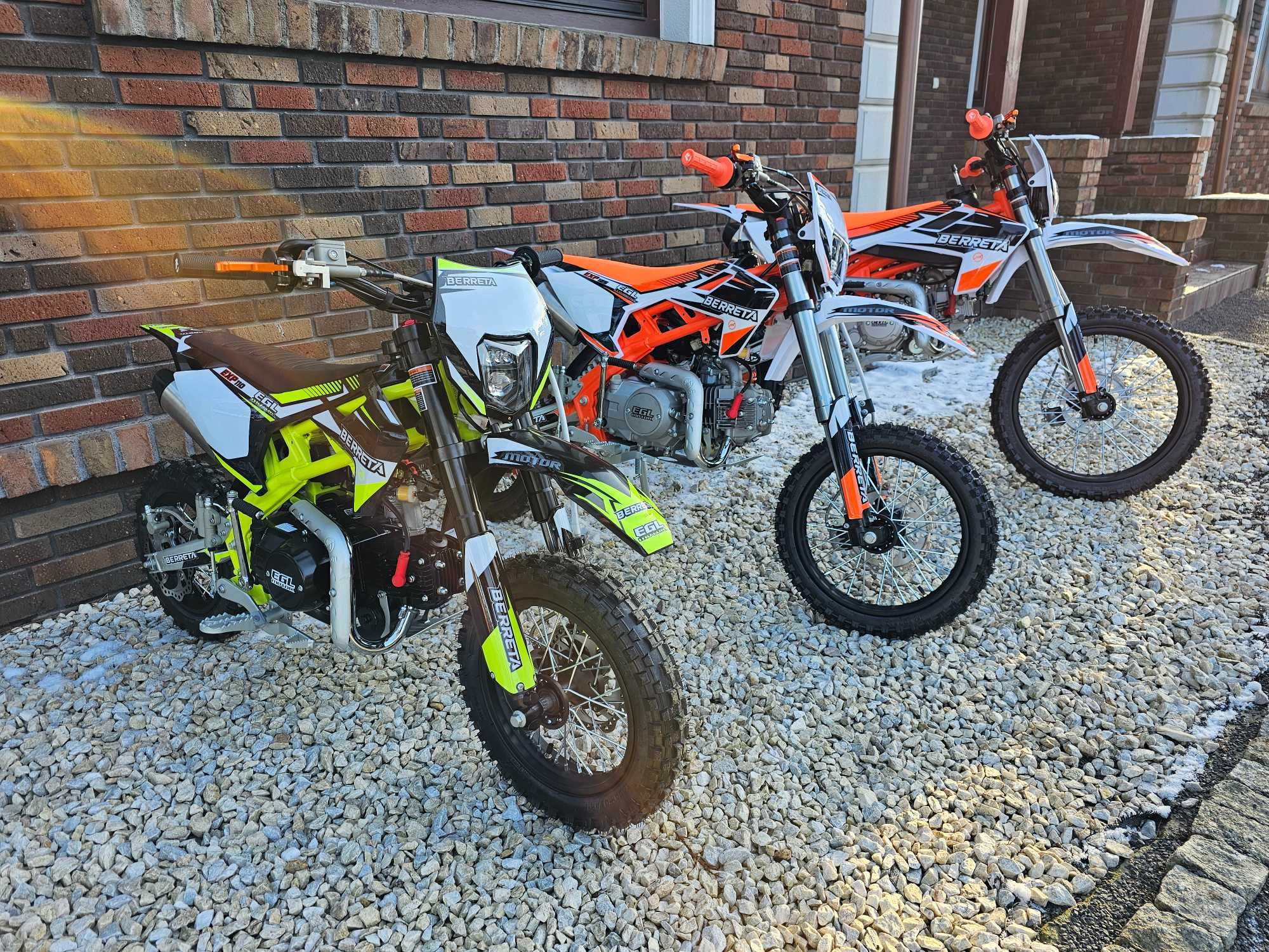 Cross berreta 150cc 17/14 e-starter full opcja RATY DOWÓZ KXD KROS 125