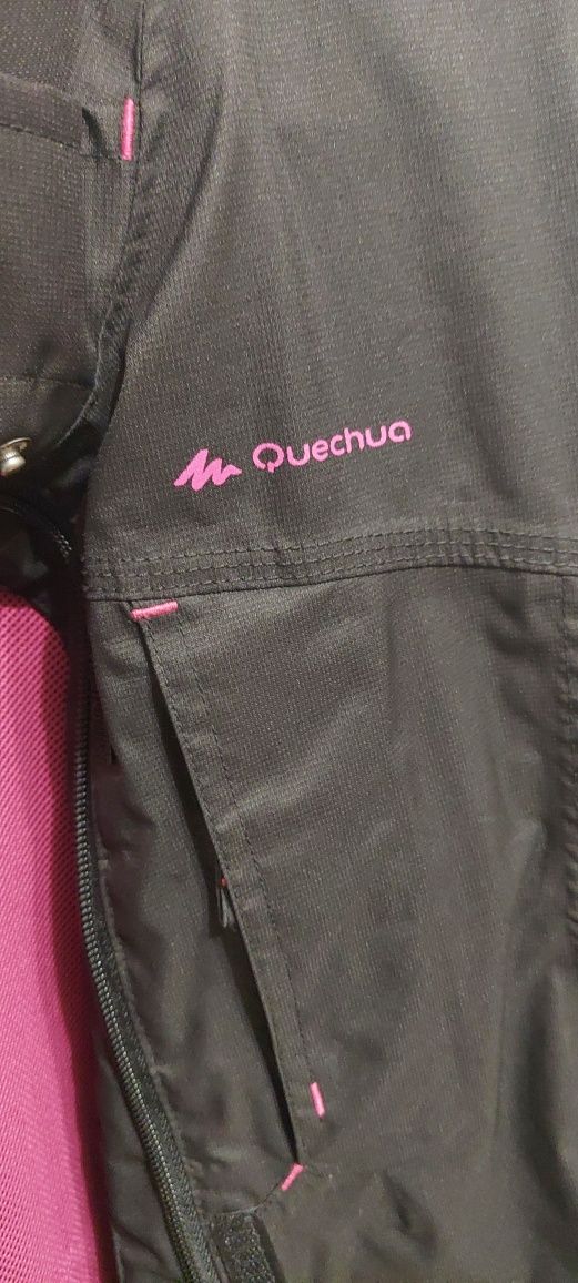 Kurtka damska Quechua przeciwdeszczowa L 40 stan idealny