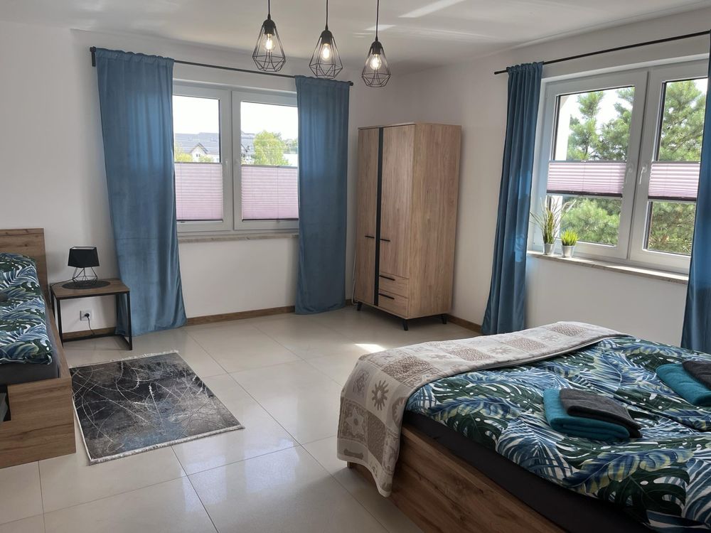 Apartament TURKUSOWY  Chmielno Kaszuby jezioro dla max 6 osób