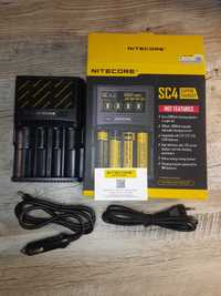 Nitecore SC-4 Super Charger! Автоадаптер В комплекте!