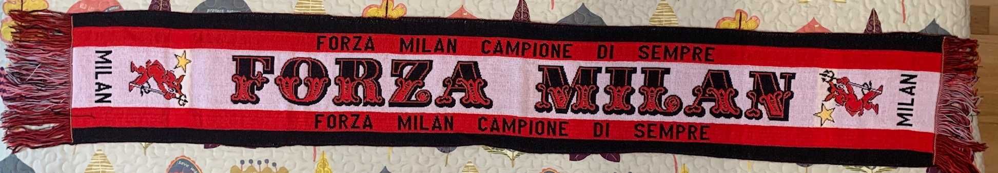 Cachecol Juventus / AC Milan (anos 90)