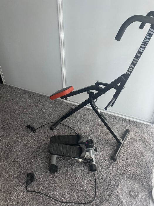 Total crunch ławeczka treningowa trenażer do cwiczen + gratis Stepper!