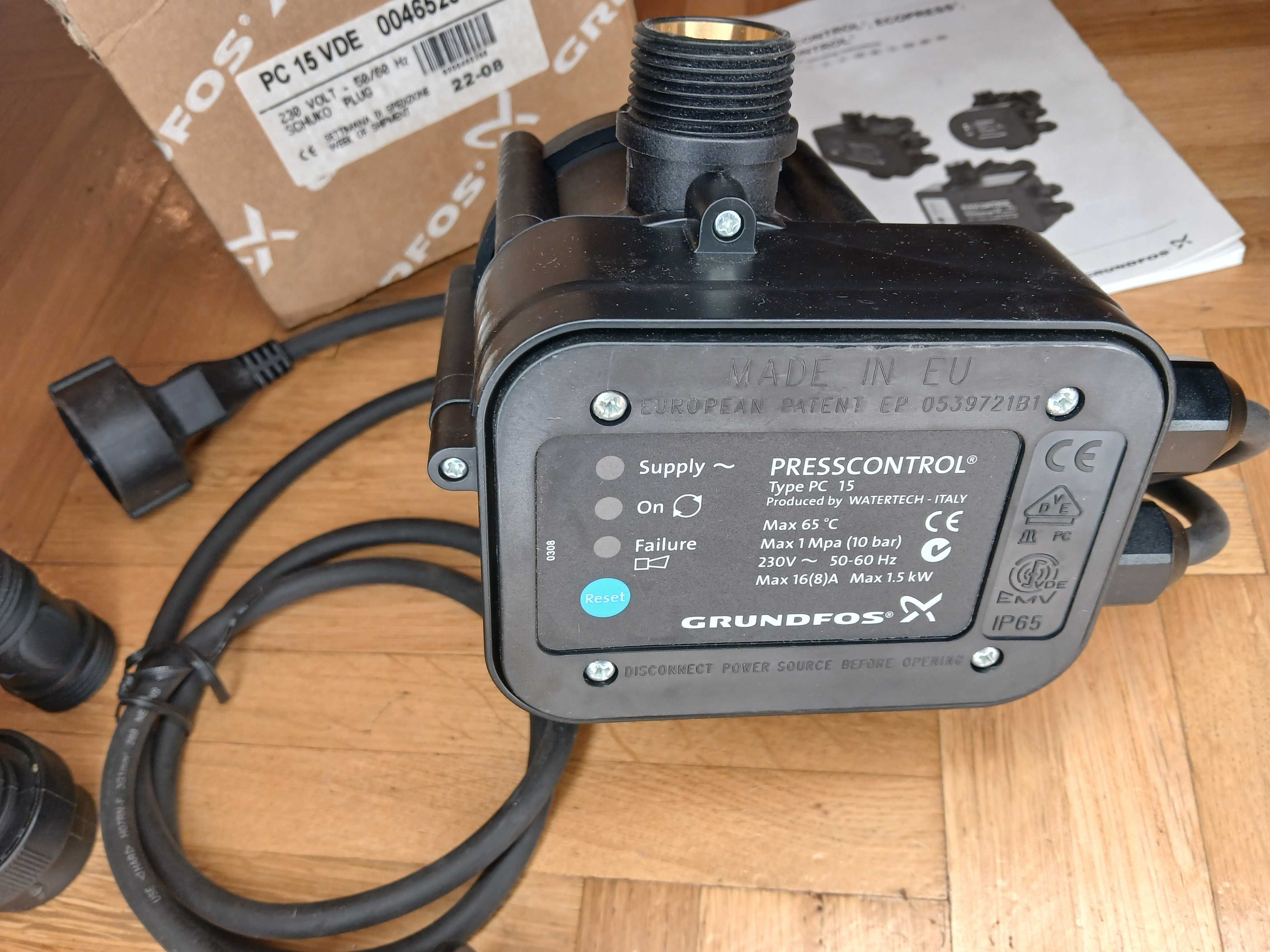 łącznik, presostat,sterownik ciśnienia,LCA PM1 Grundfos zab. suchobieg