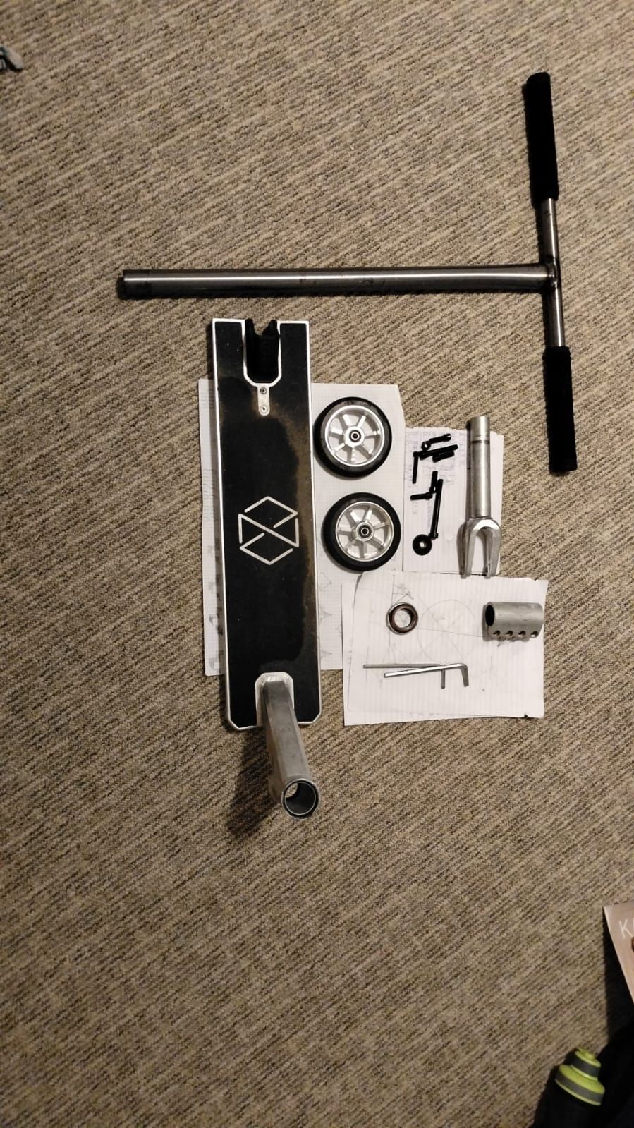 Продається трюковий самокат Native Stem Pro Scooter Raw (L size)
