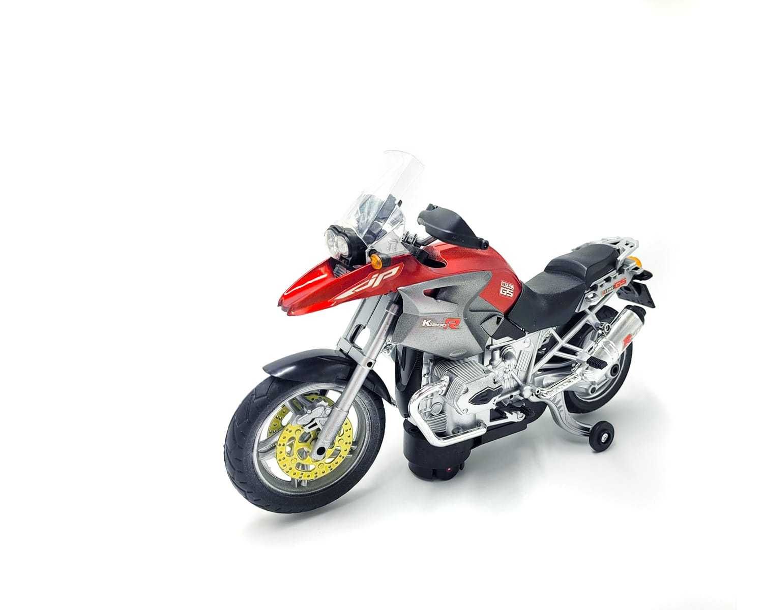 Motocykl motor interaktywny światło dźwięk w skali 1:8