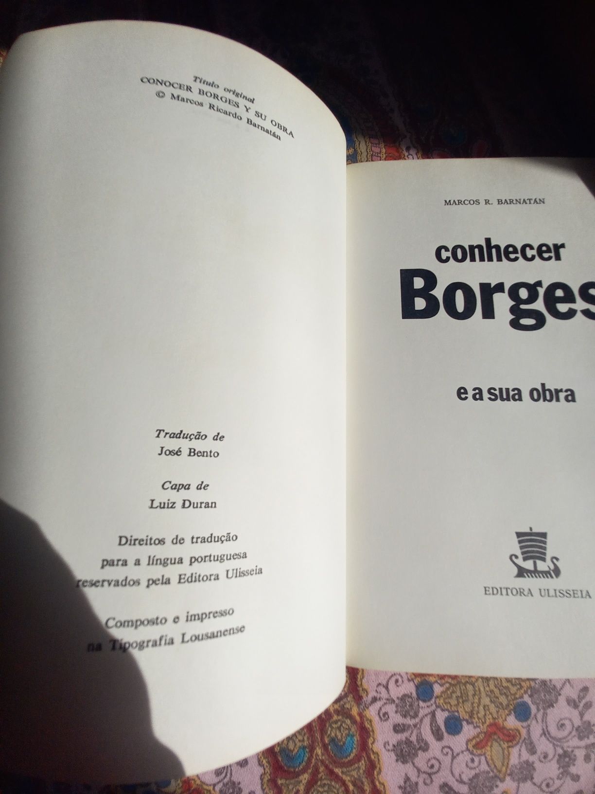 Ensaio sobre o escritor argentino Jorge Luís Borges