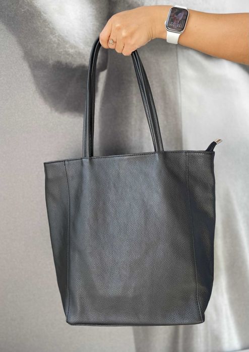 Велика шкіряна сумка шопер Італія