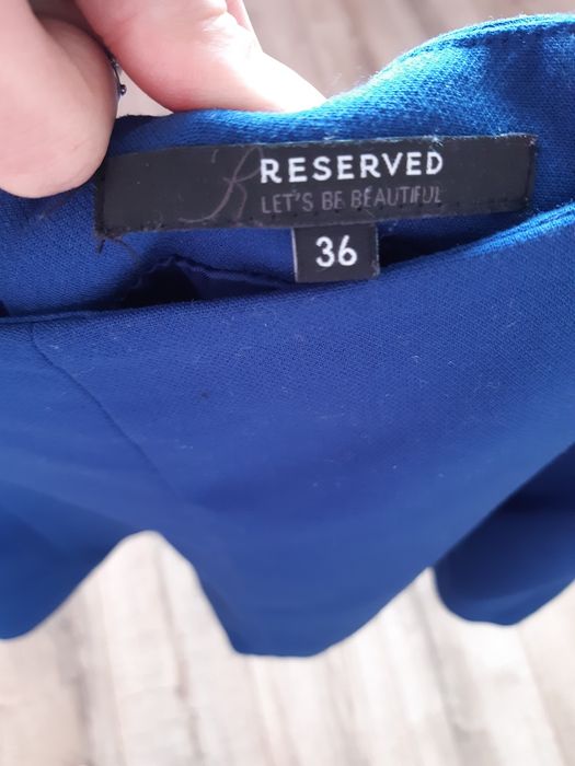 Spódnica trapezowa Reserved, szafir