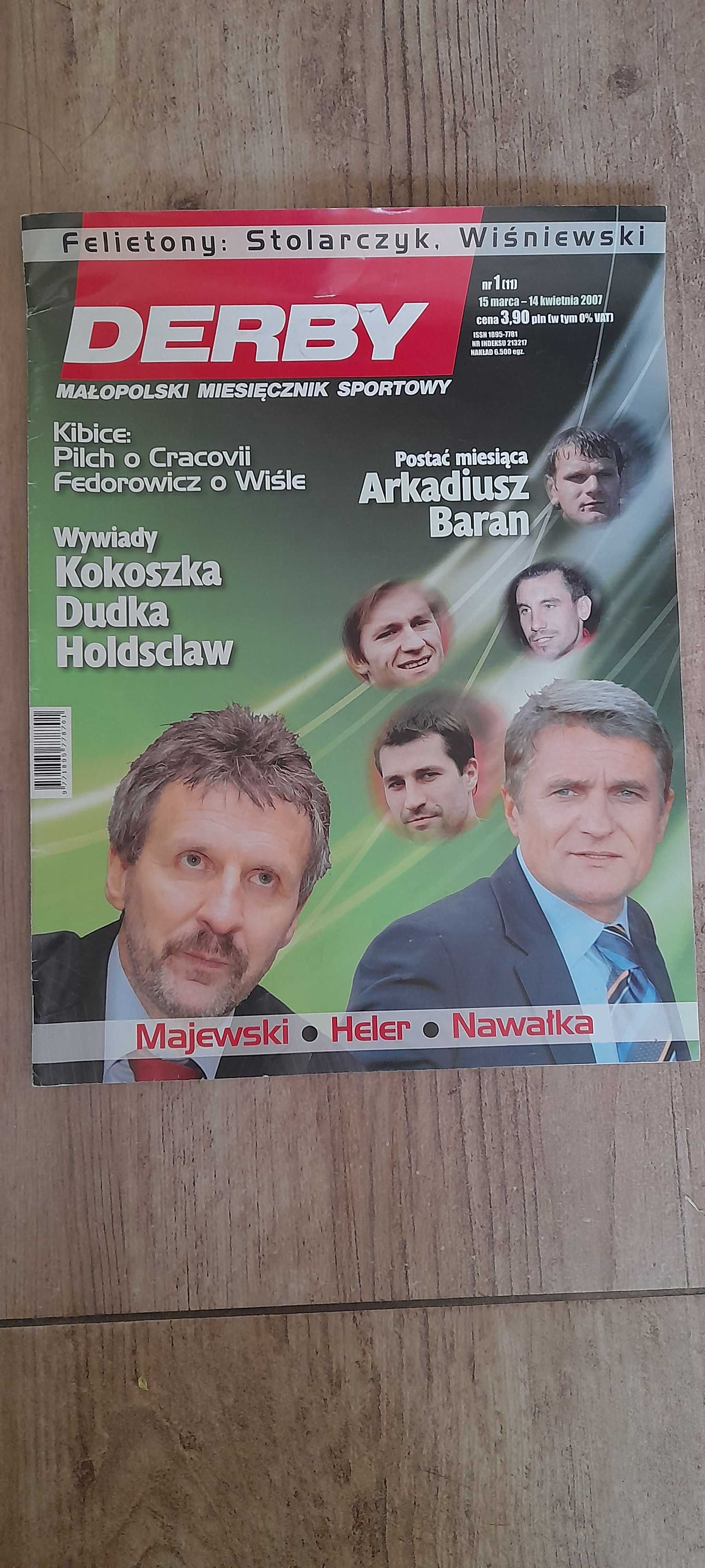 Małopolski Mięsięcznik Sportowy DERBY - nr 1 (11) marzec-kwiecień 2007