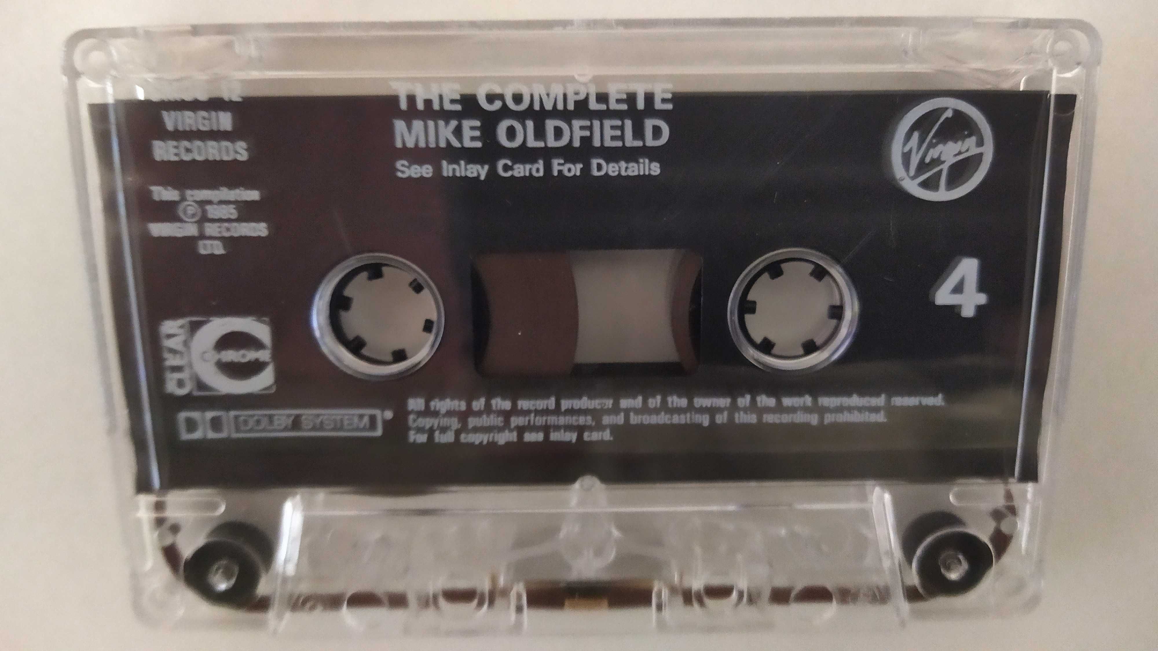 Mike Oldfield the comlete cz 3+4 kaseta Virgin