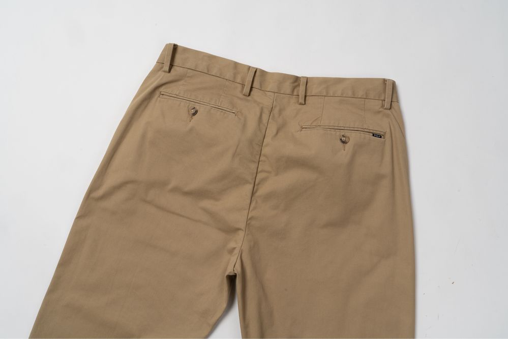 POLO RALPH LAUREN beige stretch classic fit pants  чоловічі штани