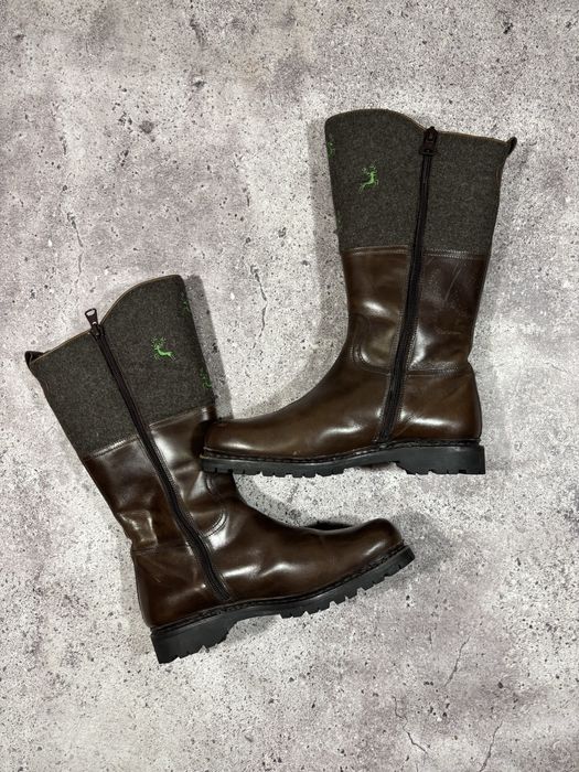 Ботинки Dirndl Bua шкіряні утеплені