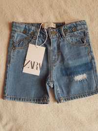 #шорти для хлопчика джинсові Zara на 1 - 1,5 рік