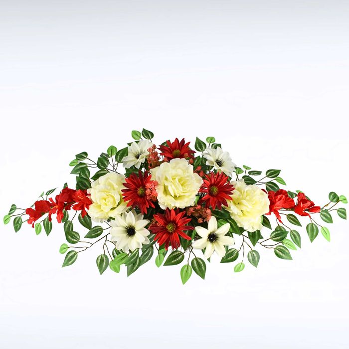 STROIK na cmentarz BUKIET na pomnik Kompozycja ZESTAW KOMPLET na grób