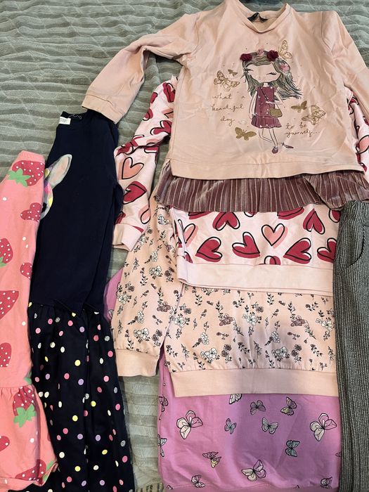 Пакет вещей осень-весна 128-134 на девочку