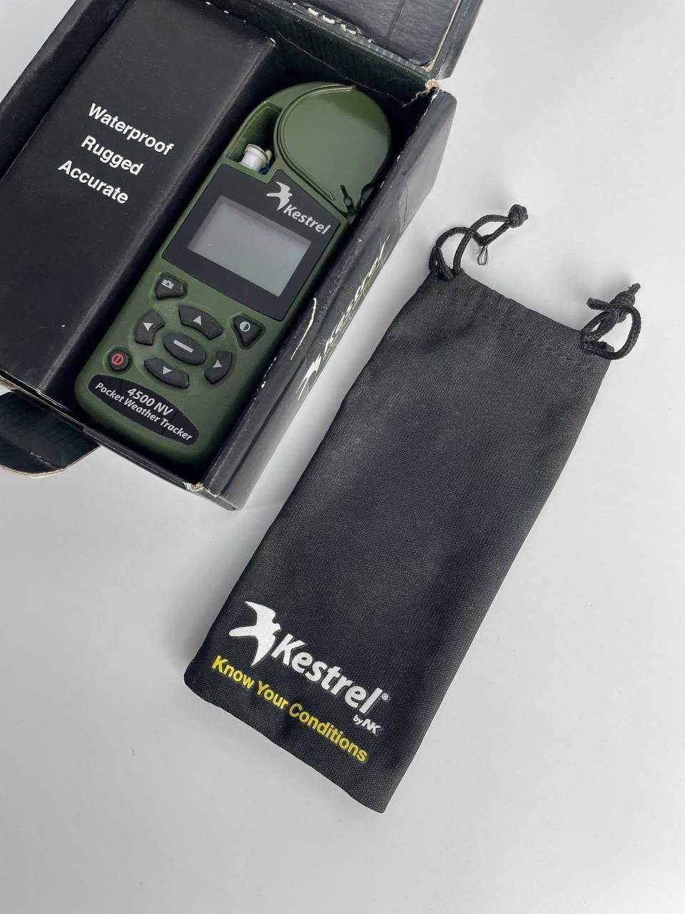 Портативна метеостанція Kestrel 4500NV Pocket Weather Tracker, олива