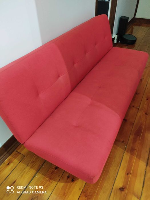 Sofá beliani vermelho