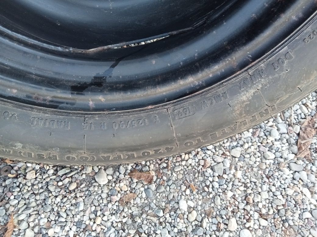 Koło dojazdowe 4x114 3.50Bx15H2 125/90R13 96M