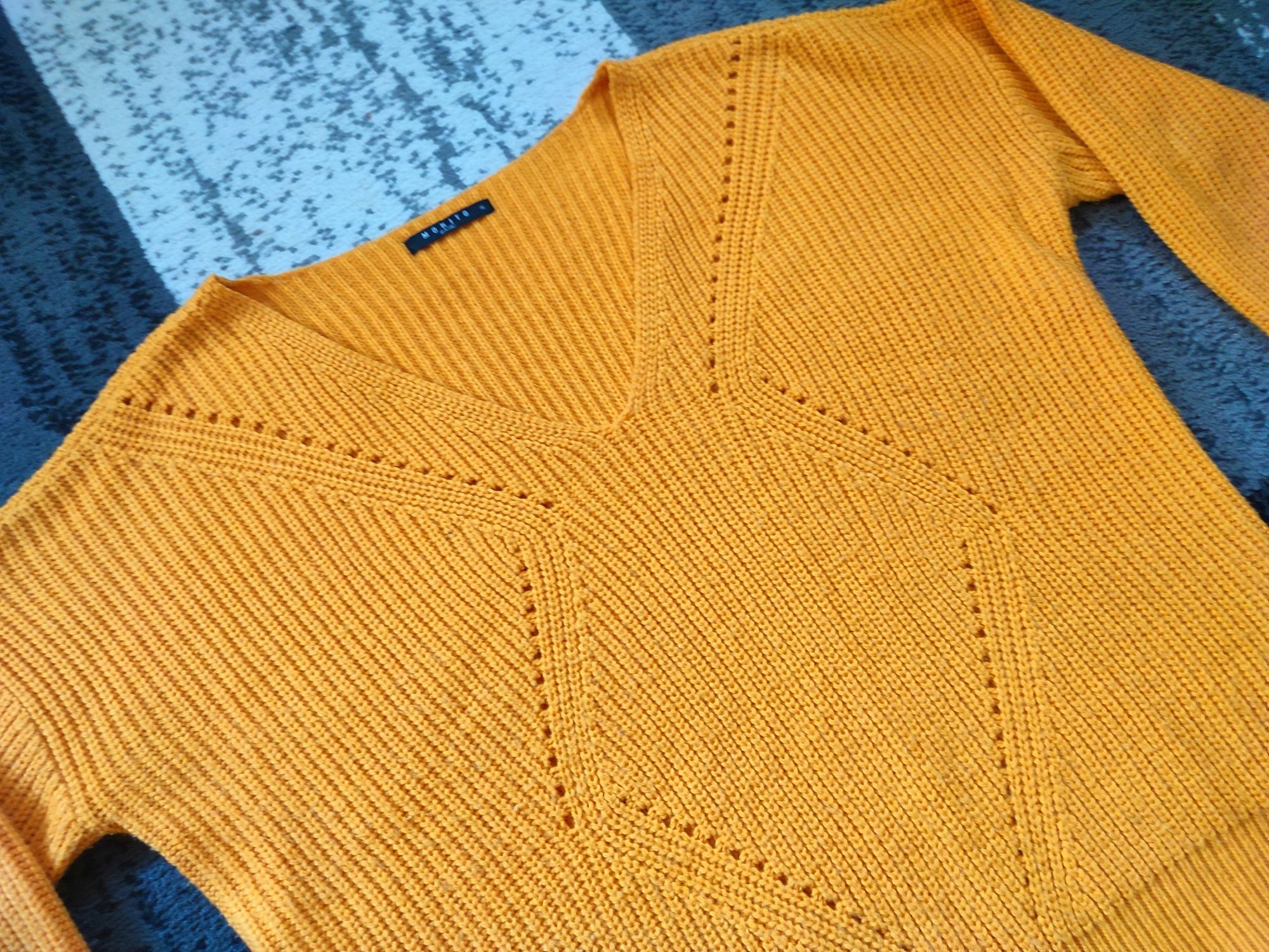 Sweter musztardowy Mohito XL