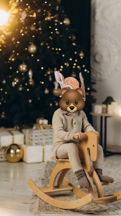 В’язаний костюм (кофтинка та штанці) розмір 86-92