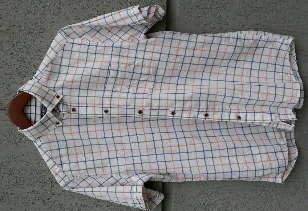 Подростковая рубашка LCWAIKIKI Вайкики классика размер S клетка хлопок