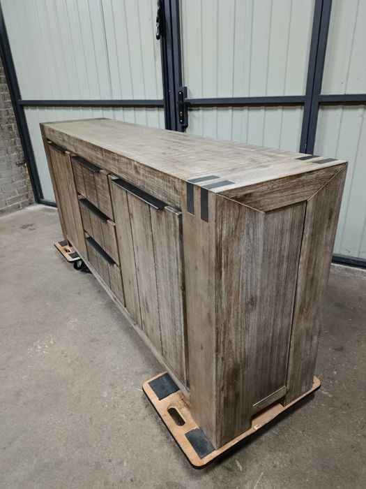 Komoda drewniana rustykalna, drewno egzotyczne. Import Holandii