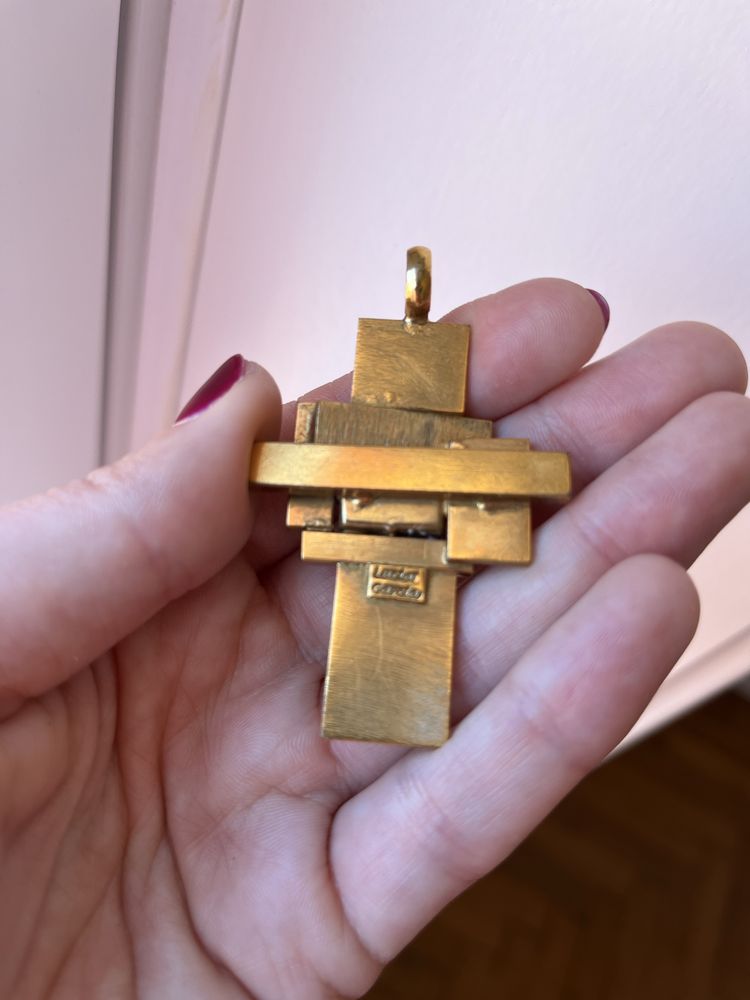 Pendente e brincos