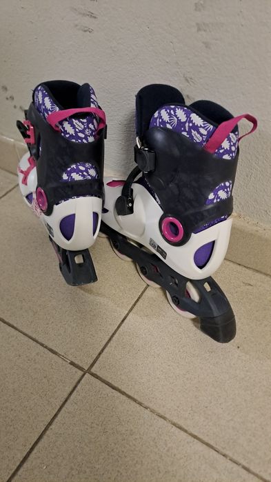 Patins em linha menina ajustáveis 30-32