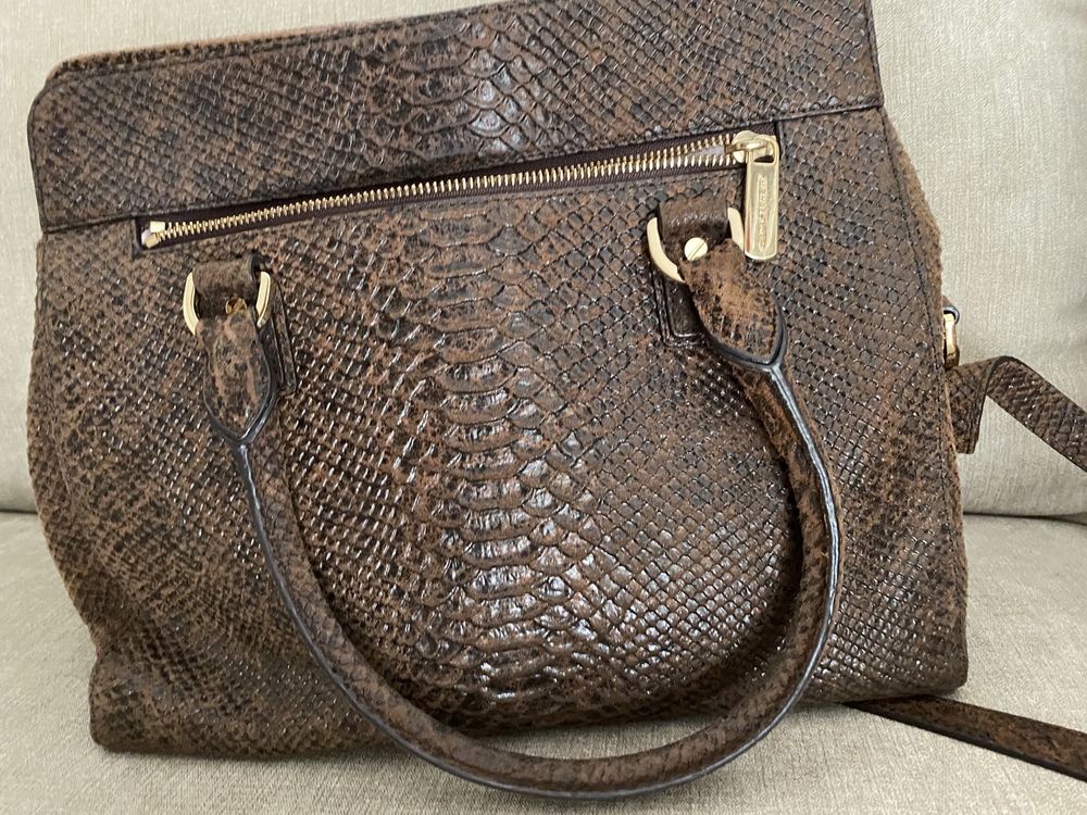 Bolsa Michael Kors original  couro croc