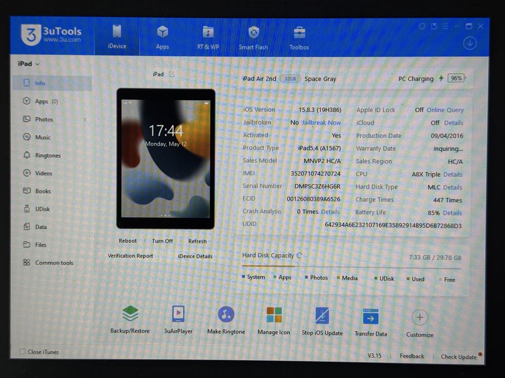 iPad Air 2 (A1567) 32GB - Cellular (LTE) - faktura VAT 23%