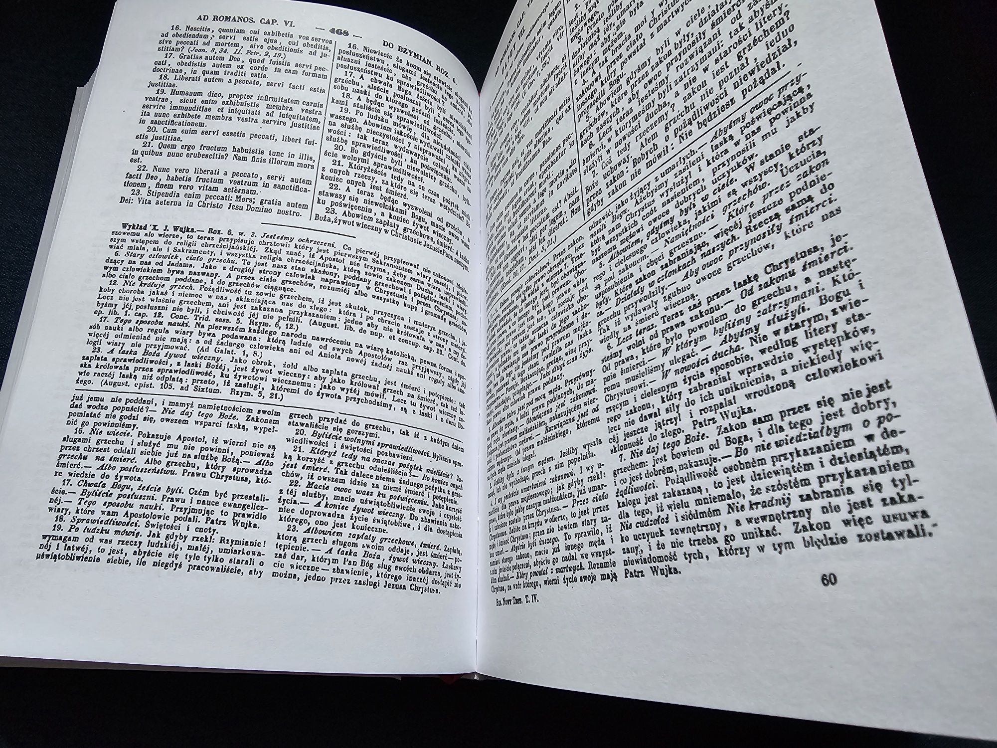 Biblia Łacińsko-polska NOWY TESTAMENT Antyk reprint 1864 rok