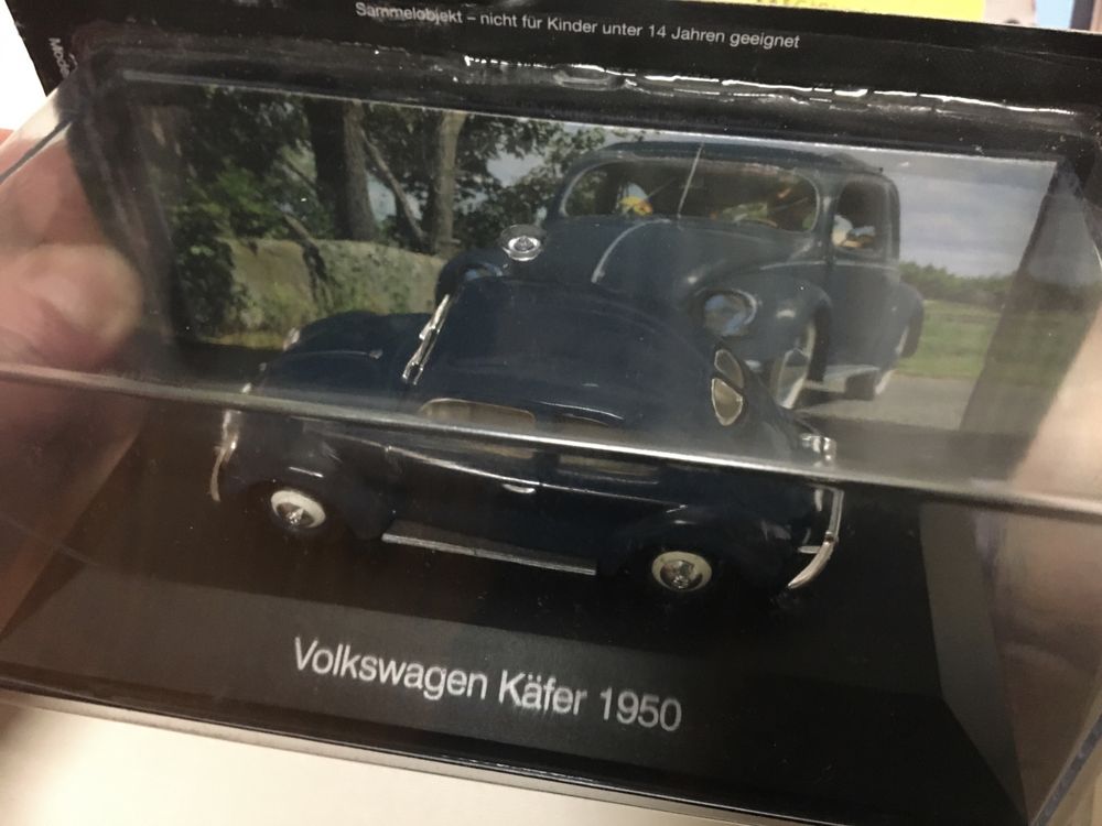 Miniatura VW Carocha (dois vidros traseiros)