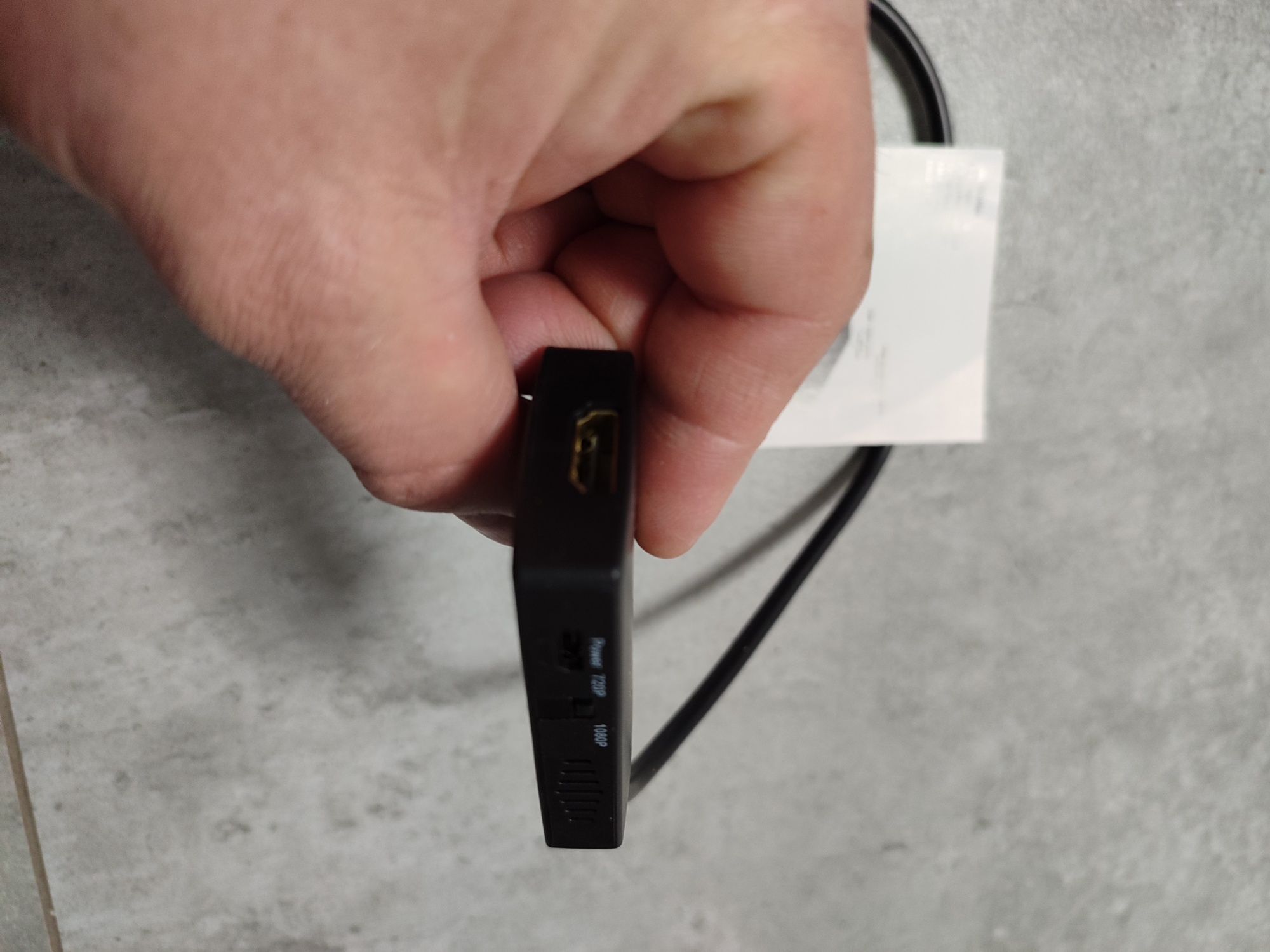 Konwerter RCA na HDMI z kablem HDMI, konwerter AV naHDMI