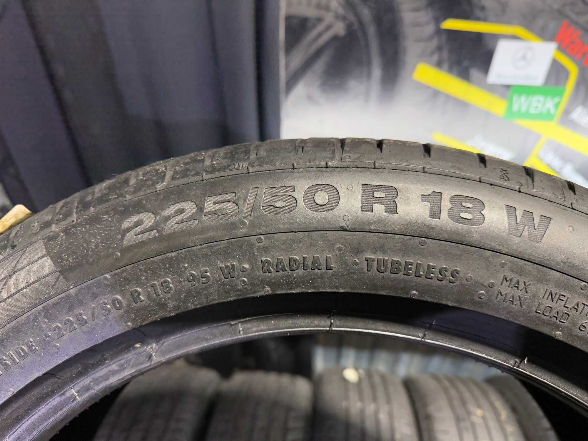 Opony Letnie 225/50/18 CONTINENTAL SPORTCONTACT #809