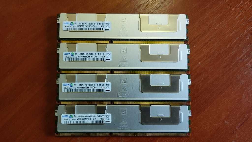 Samsung 4x4/ 16 Гб DDR3 1333 серверная память ECC REG РС3-10800R