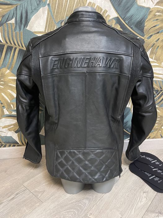 Шкіряна мото куртка Enginehawk. 50 Cal karnage iдеал М