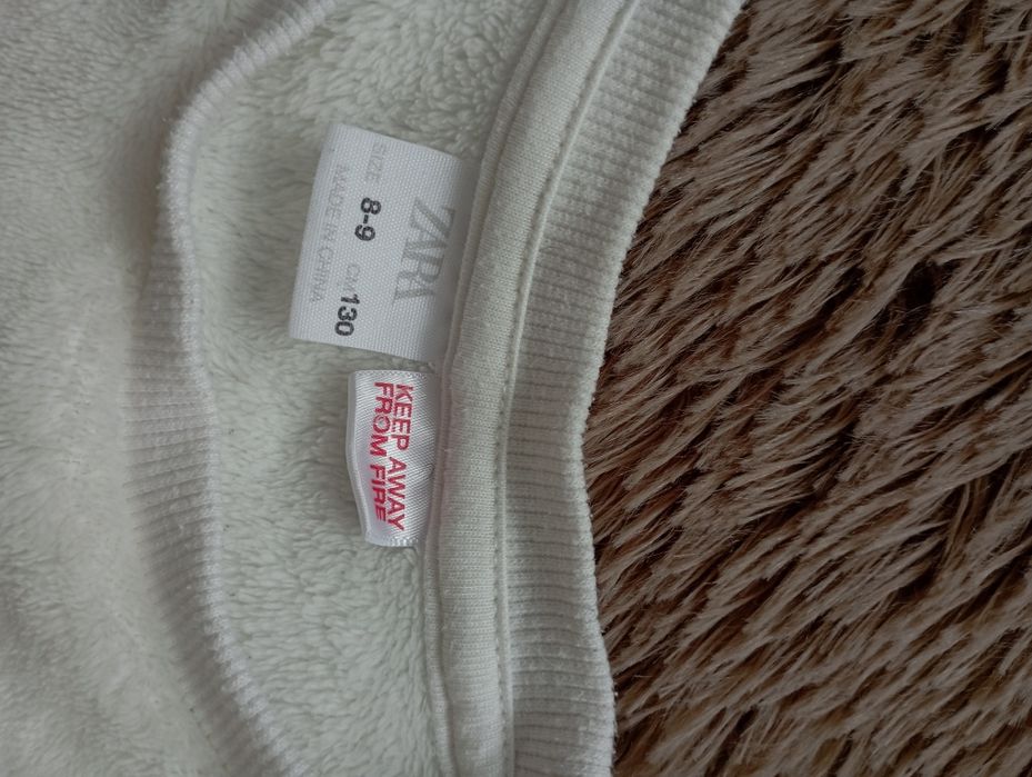 Піжамна тепла кофта Zara 128-134р 8-9р