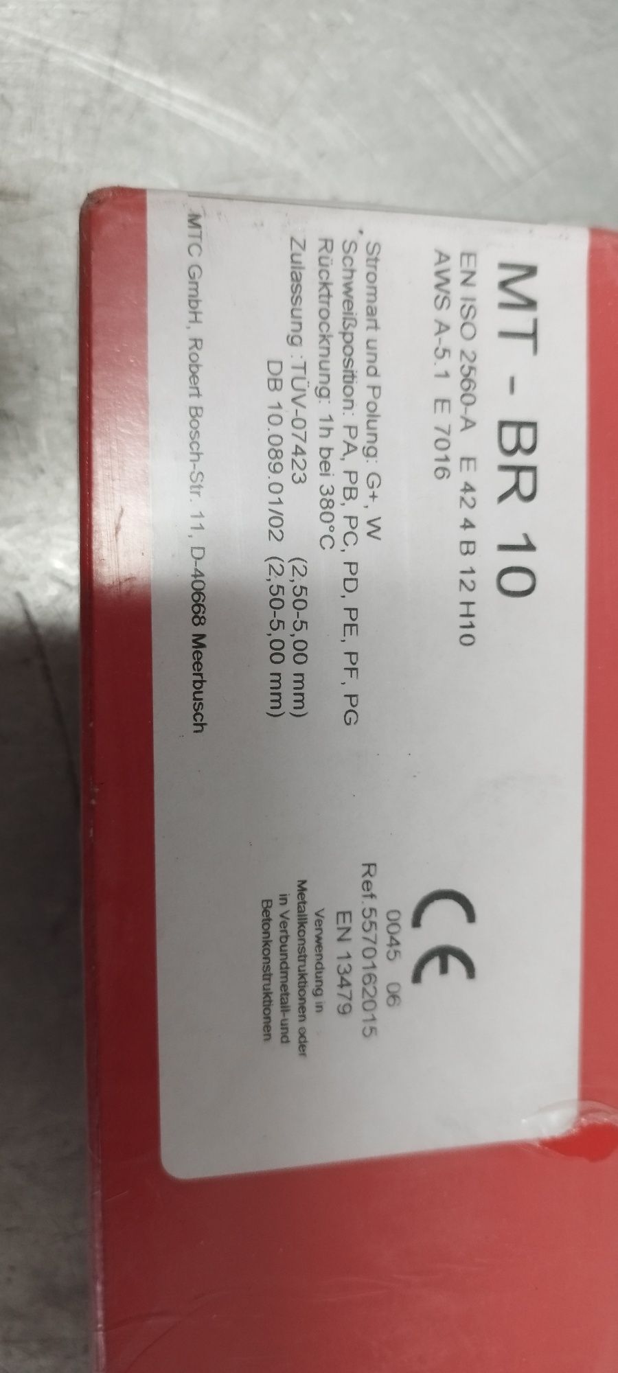 Elektrody MT-BR 10. ISO  2560-A. E42   4 B