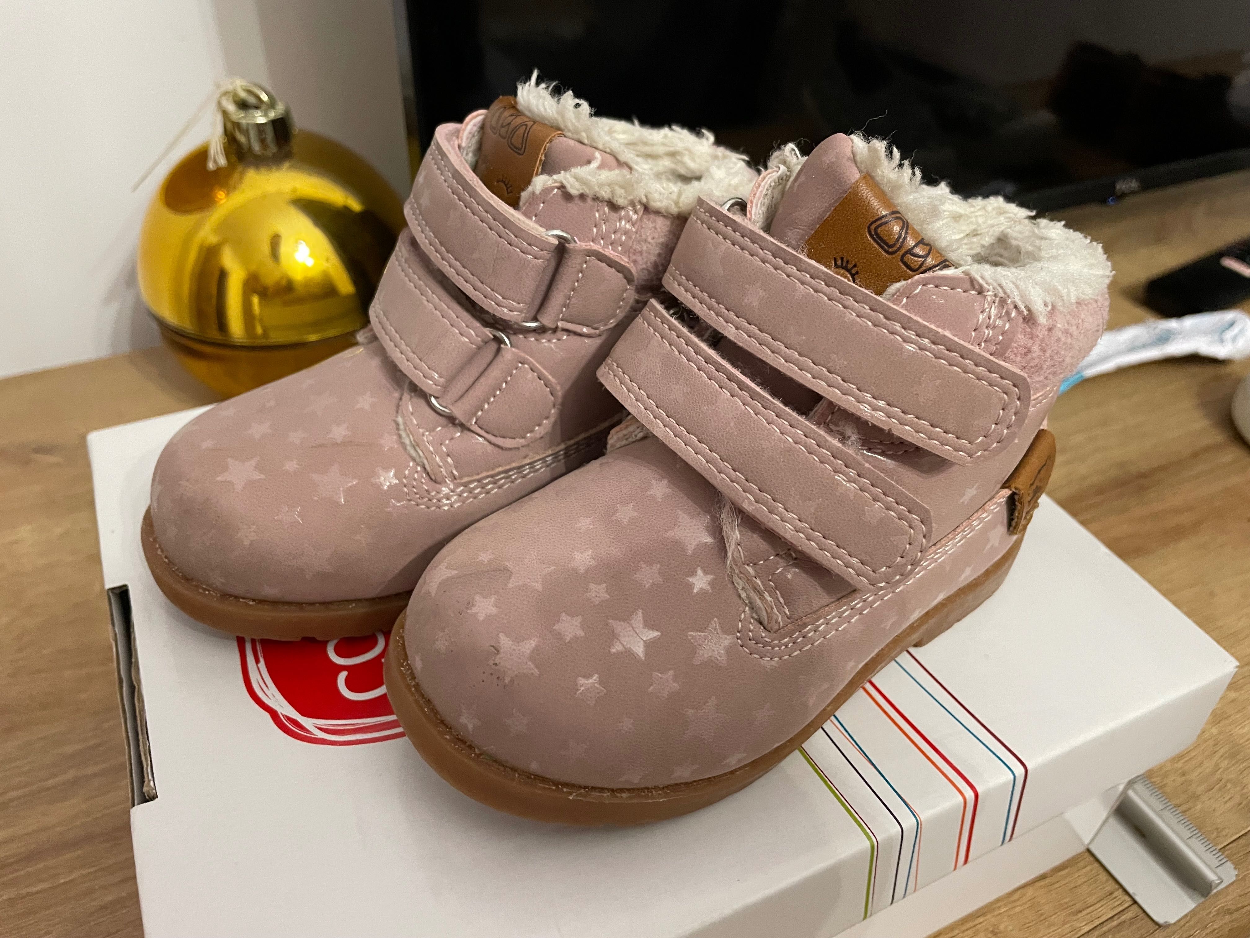 Buciki buty rzep trampki smyk cool club 21 zimowe lekkie dziewczynka